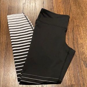GapFit gradient stripe leggings